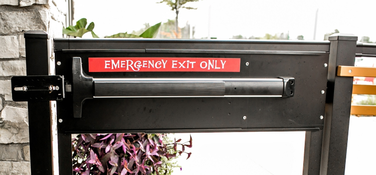 emergency push bar installation in Hermosa Beach