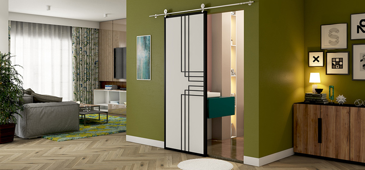 sliding bathroom door installation in Hermosa Beach